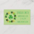 Search for shamrock business cards Clover