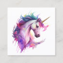 Search for unicorns business cards Colorful