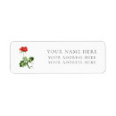 Search for scarlet return address labels Floral