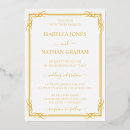 Search for gold foil pressed wedding invitations Trendy chic