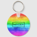 Search for rainbow stripe key rings Colourful