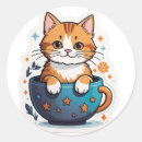 Search for funny cat sayings stickers Cute