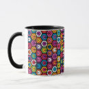 Search for hexagon pattern mugs Black