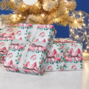 Search for yoga santa wrapping paper Xmas