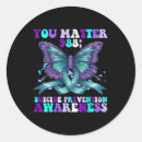 Search for suicide prevention awareness stickers Mental health awareness