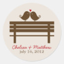 Search for love bird wedding stickers Modern