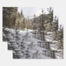 Search for winter scene wrapping paper Nature