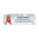 Search for red scarf return address labels Snow
