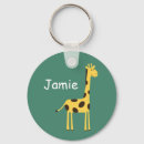 Search for 2 giraffes round key rings Cute