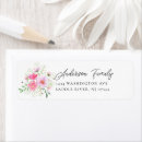 Search for petal return address labels Watercolor