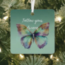 Search for blue butterfly christmas tree decorations Gold