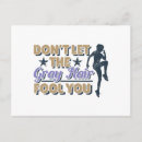 Search for grey hair postcards For her