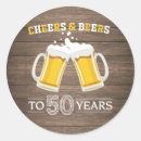 Search for cheers to 50 years stickers Cheers and beers