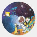 Search for asteroids stickers Planets