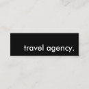 Search for travel agency business cards World