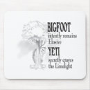 Search for yeti mousepads Bigfoot
