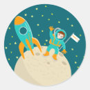 Search for space adventure stickers Rocket ship