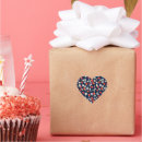 Search for flower heart stickers White