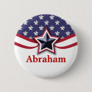 Search for political campaign badges Red white blue