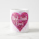 Search for best auntie ever mugs Heart