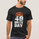 Search for basketball birthday tshirts This
