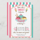 Search for ice cream parlour invitations Vintage