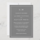 Search for gray wedding invitations Classic