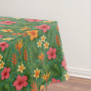 Search for tropical tablecloths Hawaii