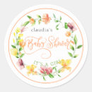 Search for girl babyshower stickers Floral