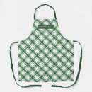 Search for green plaid aprons Holiday baking