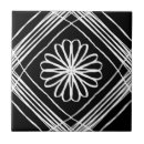 Search for black and white flowers tiles Chic