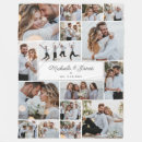 Search for wedding photo fleece blankets Newlywed couple