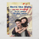 Search for american flag save the dates Military