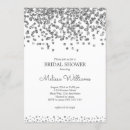 Search for confetti bridal shower invitations Gold glitter