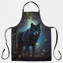 Search for black wolf aprons Animal