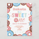 Search for sweet one doughnut birthday invitations Ice cream