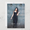 Search for masters degree graduation announcement cards Simple