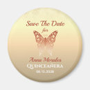 Search for quinceanera save the date magnets Glitter