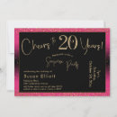 Search for 20th year invitations Party