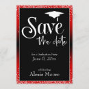 Search for red black and white save the dates Typography