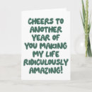 Search for meaningful cards For him