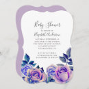 Search for lilac and blue invitations Flowers