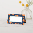Search for orange place cards Navy blue