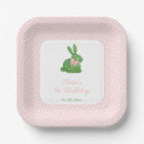 Search for bunny birthday plates Some bunny is one