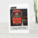 Search for trucker birthday cards Lorry