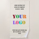 Search for business logo beach towels Company