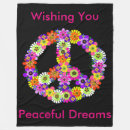 Search for peace sign blankets Pink