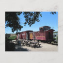 Search for train cars postcards Caboose