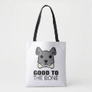 Search for bones tote bags Puppy