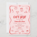 Search for coffee shop invitations Cafe bebe